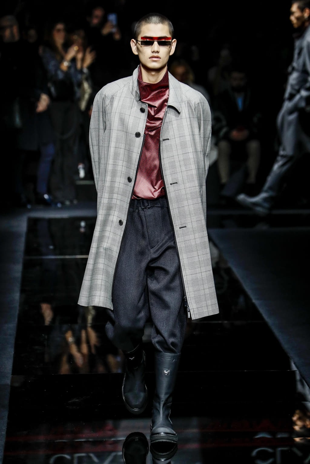 Fashion Week Milan Fall/Winter 2020 look 3 from the Emporio Armani collection 男装