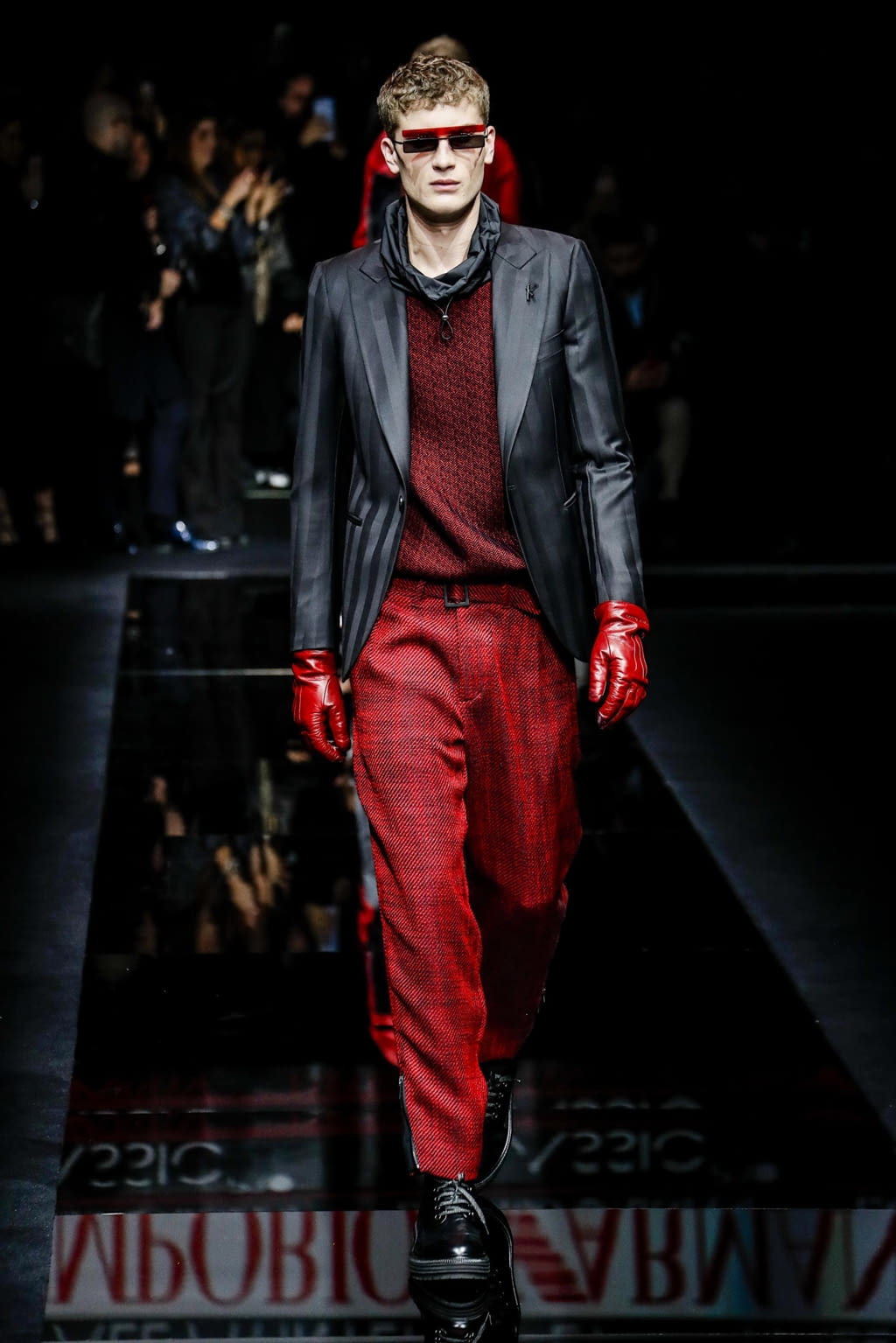 Fashion Week Milan Fall/Winter 2020 look 9 from the Emporio Armani collection menswear