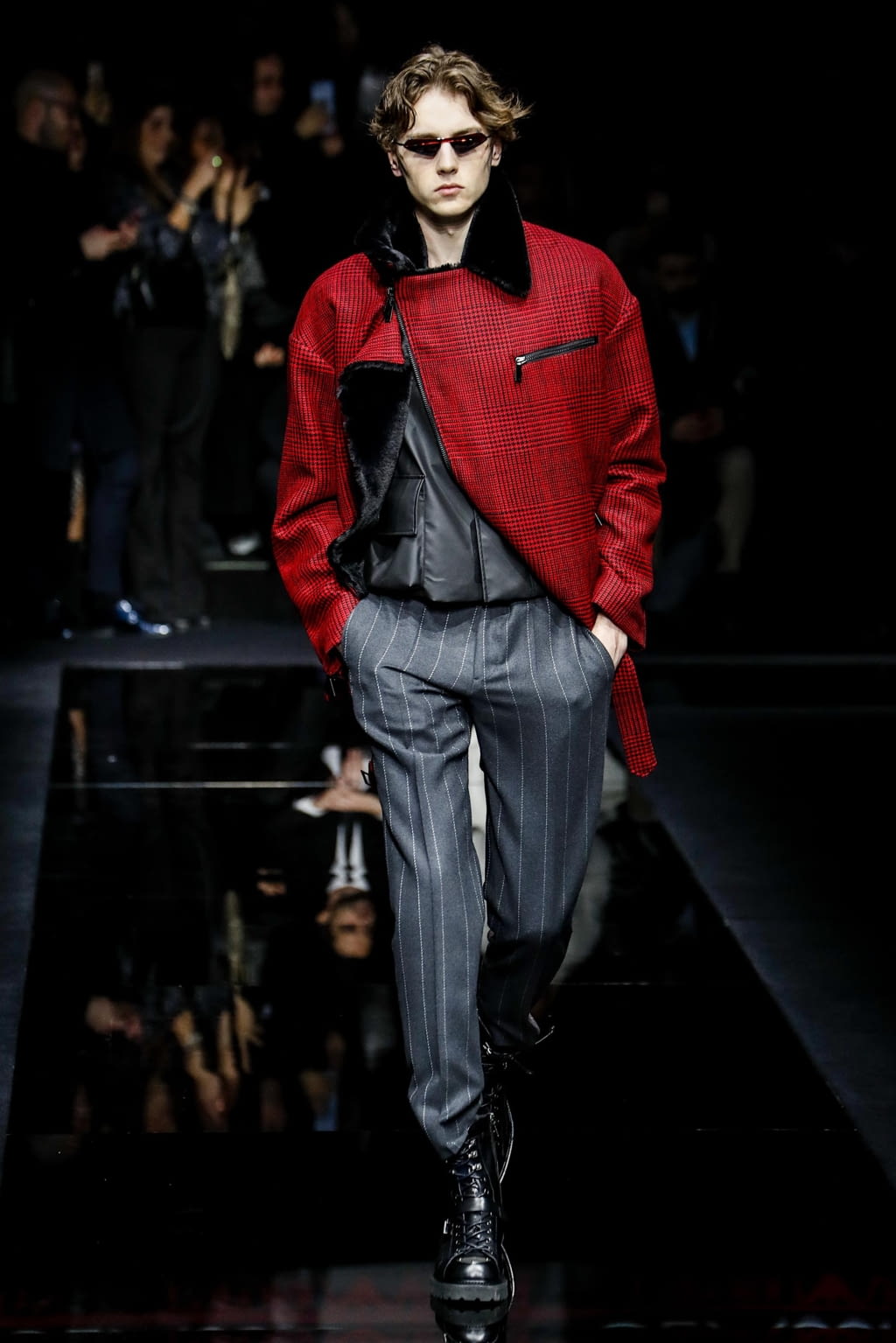 Fashion Week Milan Fall/Winter 2020 look 10 from the Emporio Armani collection 男装