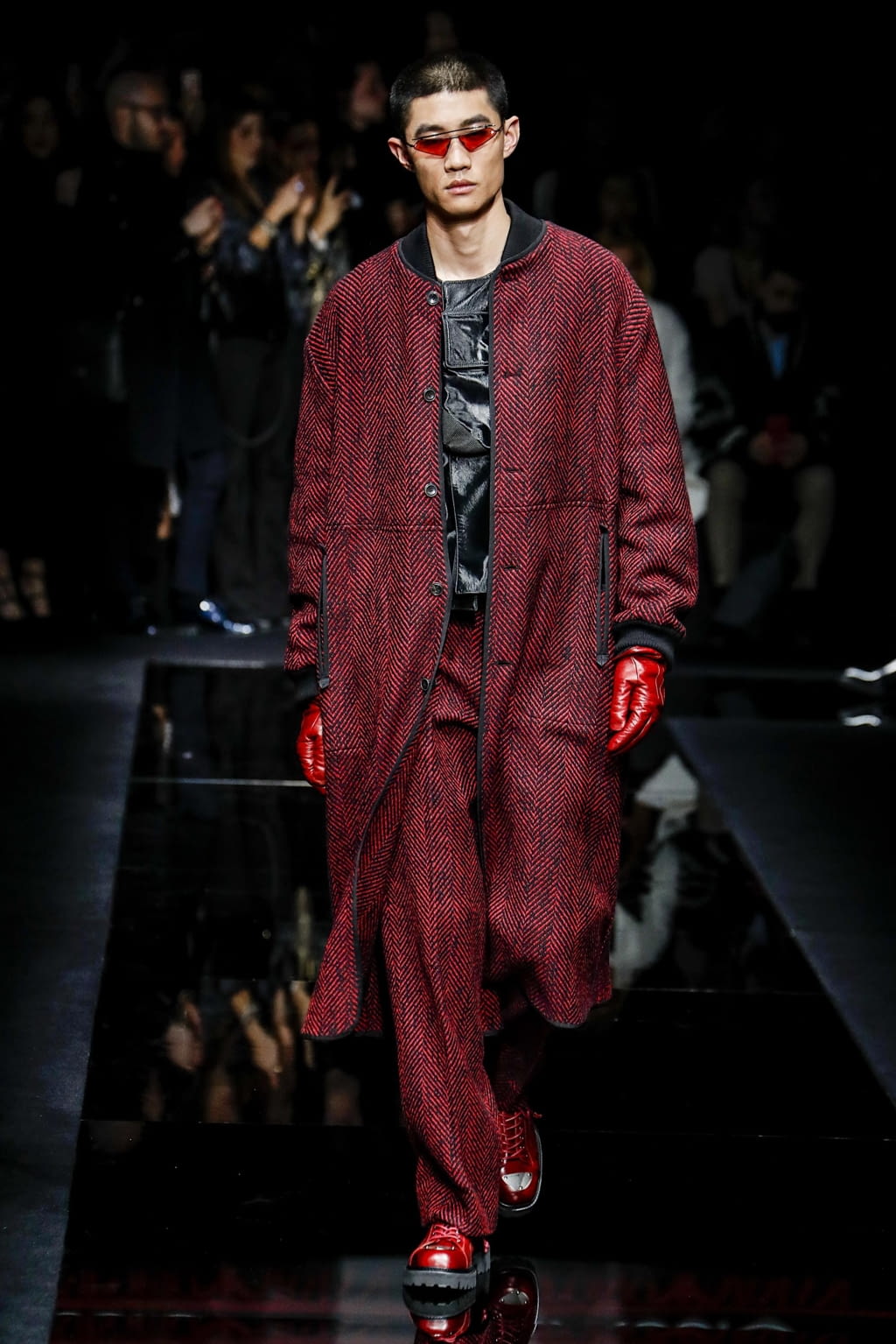 Fashion Week Milan Fall/Winter 2020 look 12 from the Emporio Armani collection menswear