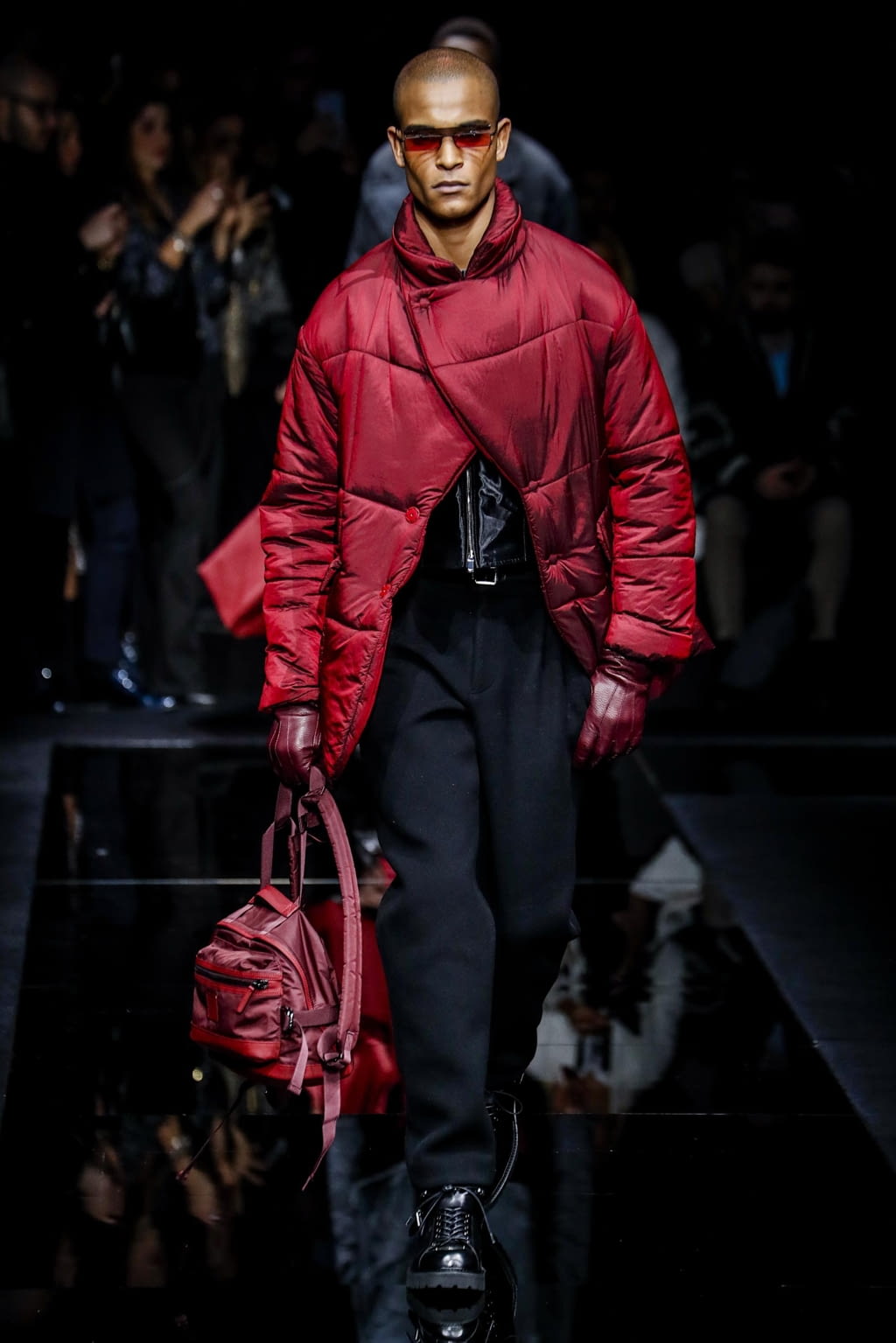 Fashion Week Milan Fall/Winter 2020 look 14 from the Emporio Armani collection menswear