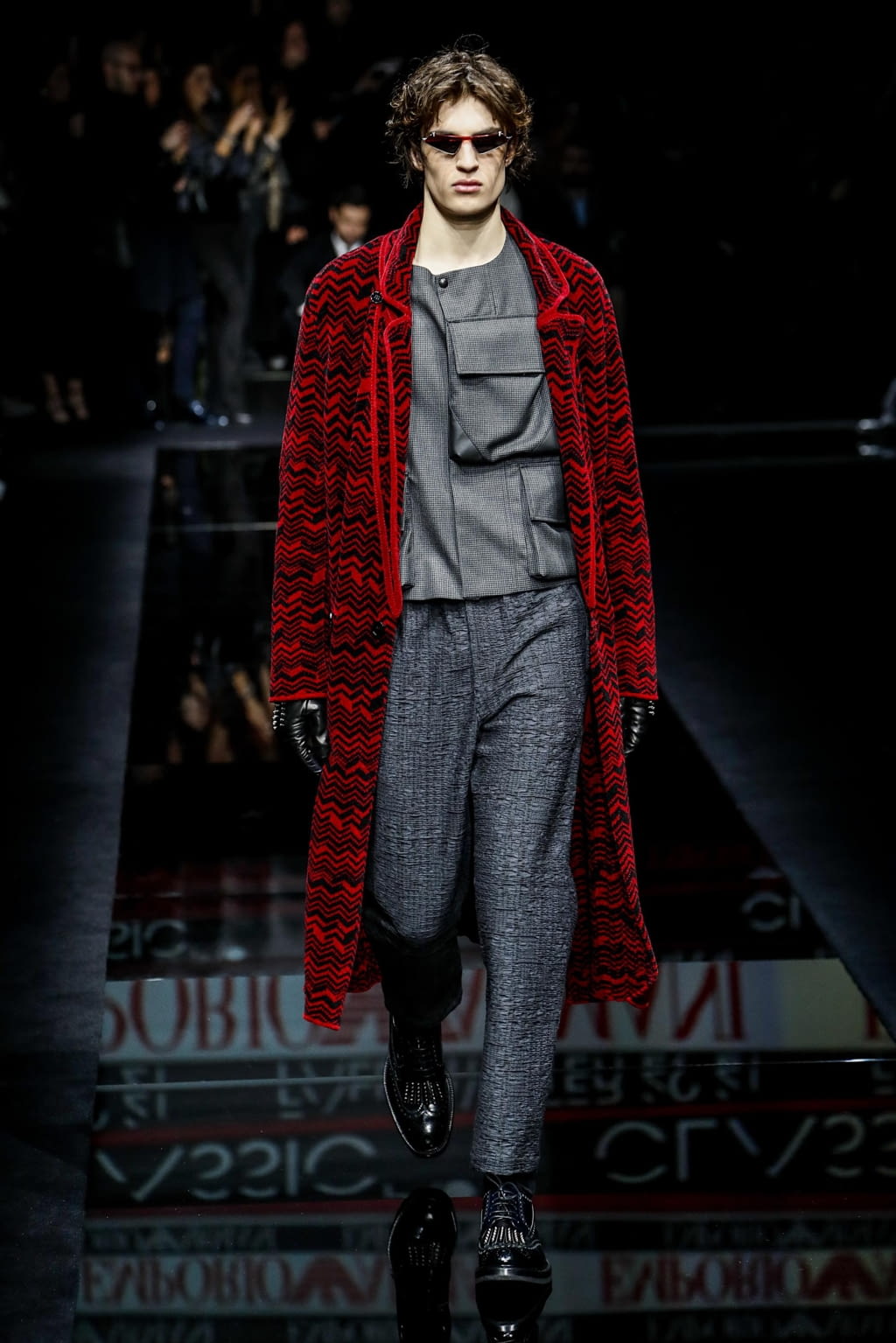Fashion Week Milan Fall/Winter 2020 look 17 from the Emporio Armani collection menswear