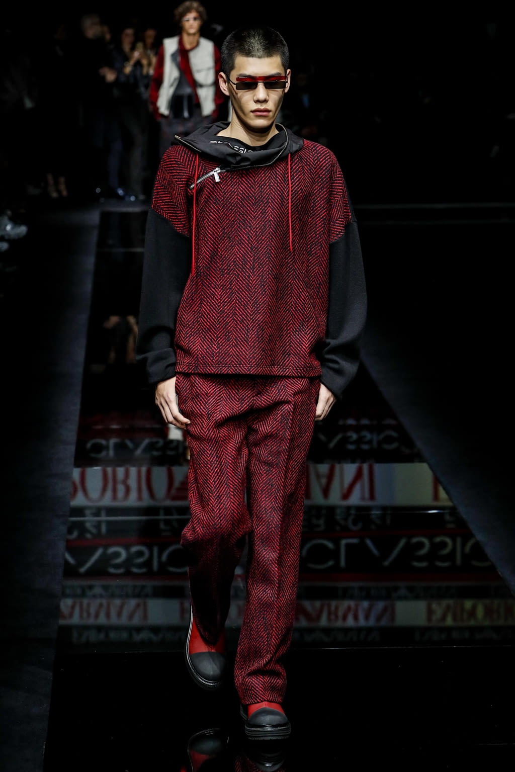 Fashion Week Milan Fall/Winter 2020 look 21 from the Emporio Armani collection menswear