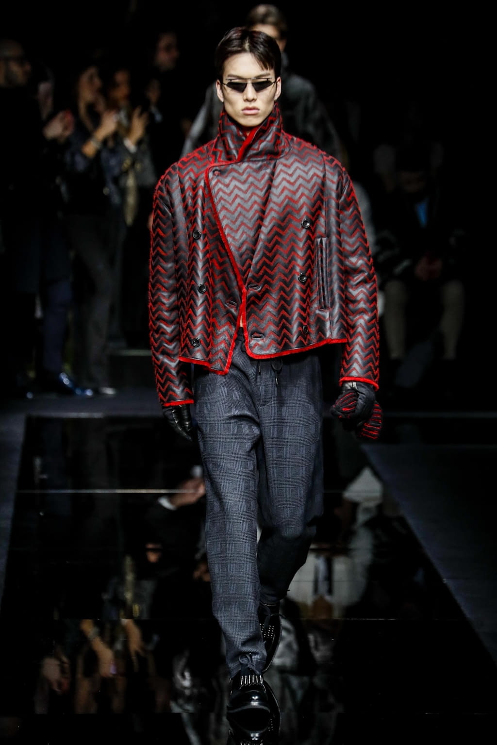 Fashion Week Milan Fall/Winter 2020 look 23 from the Emporio Armani collection 男装