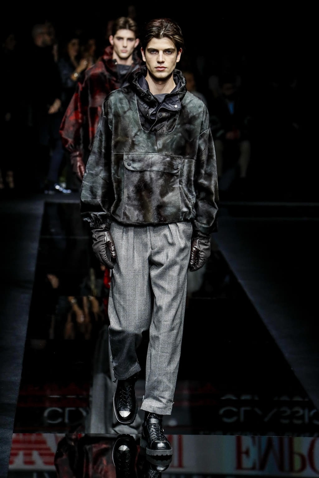 Fashion Week Milan Fall/Winter 2020 look 24 from the Emporio Armani collection 男装