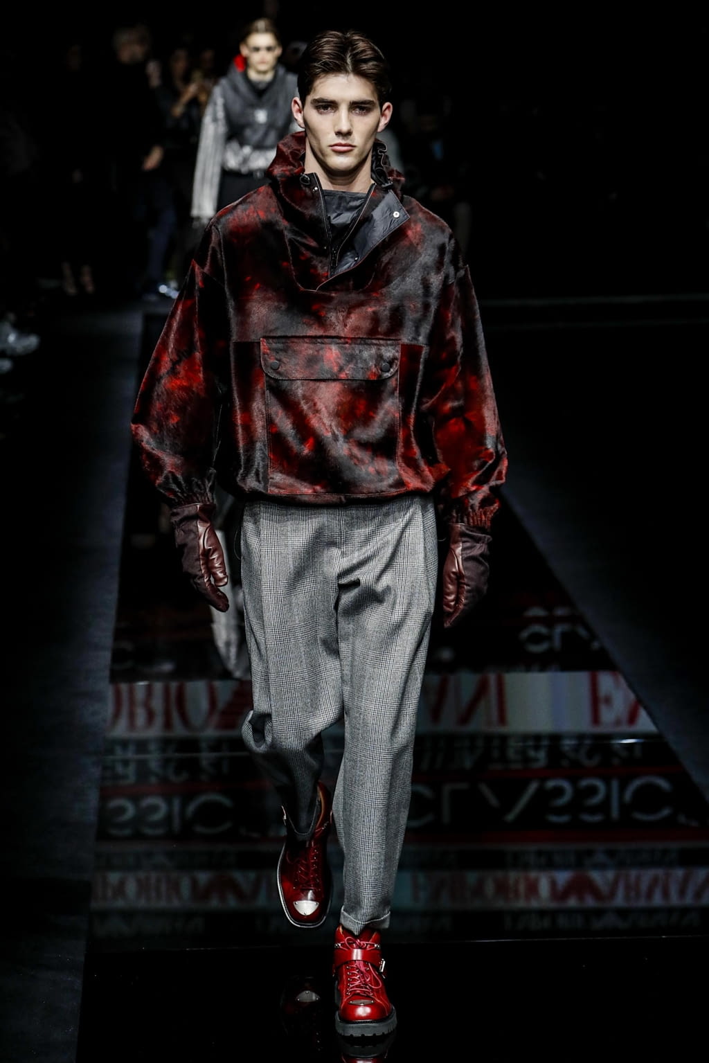 Fashion Week Milan Fall/Winter 2020 look 25 de la collection Emporio Armani menswear