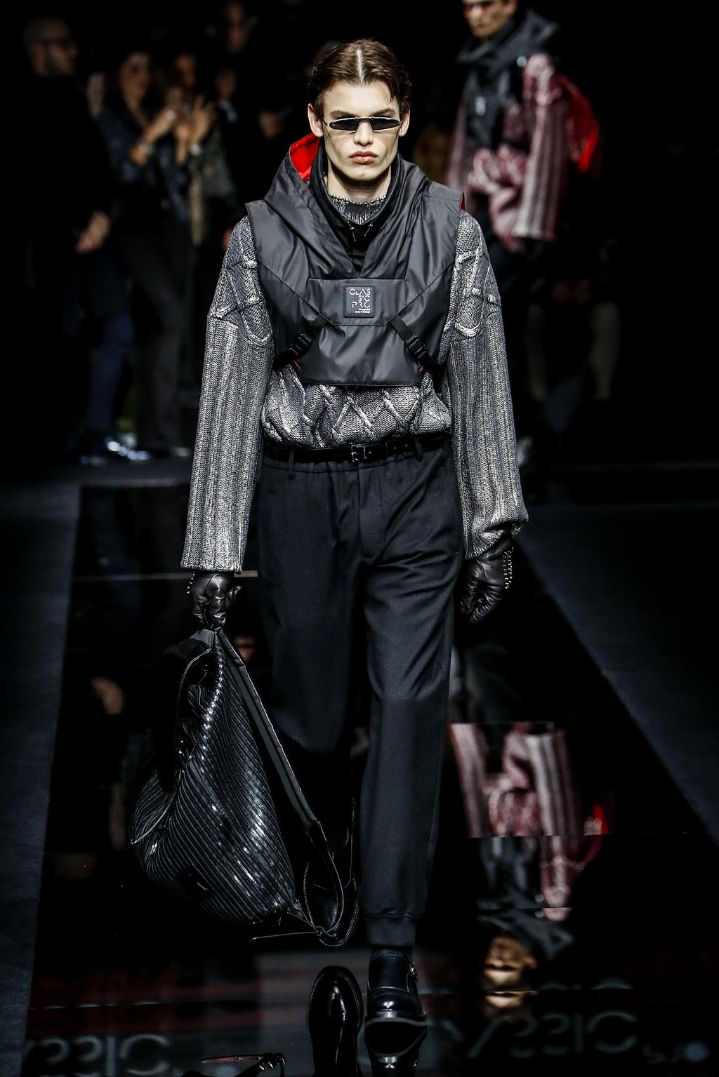 Fashion Week Milan Fall/Winter 2020 look 26 de la collection Emporio Armani menswear