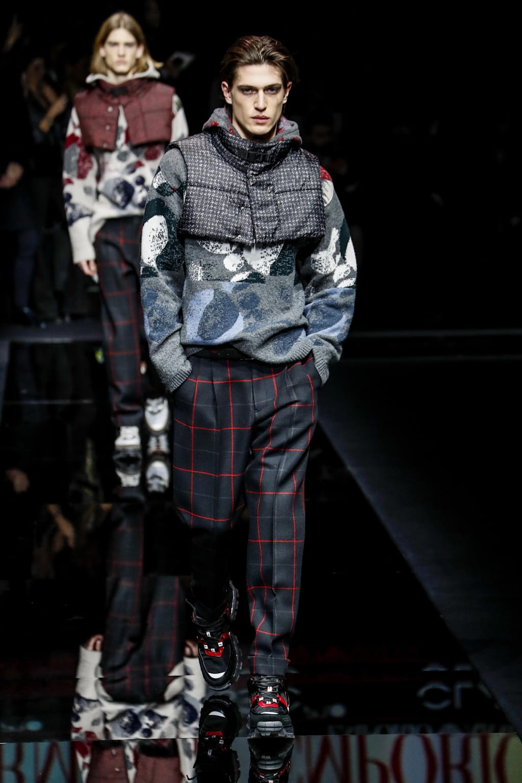 Fashion Week Milan Fall/Winter 2020 look 28 from the Emporio Armani collection menswear