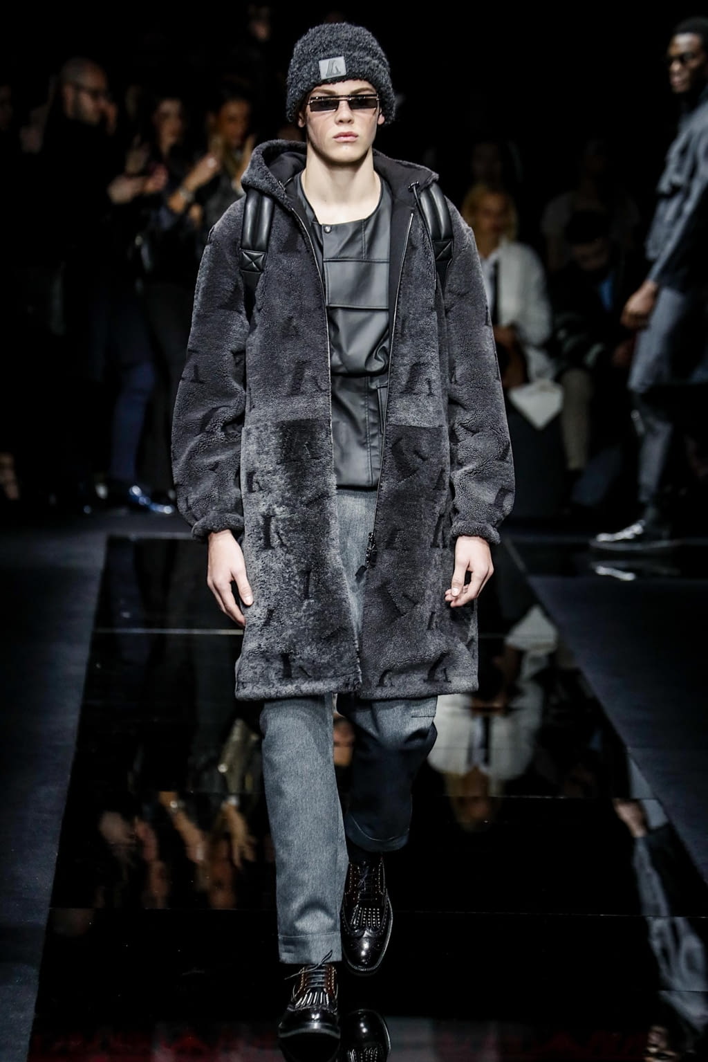 Fashion Week Milan Fall/Winter 2020 look 40 from the Emporio Armani collection 男装