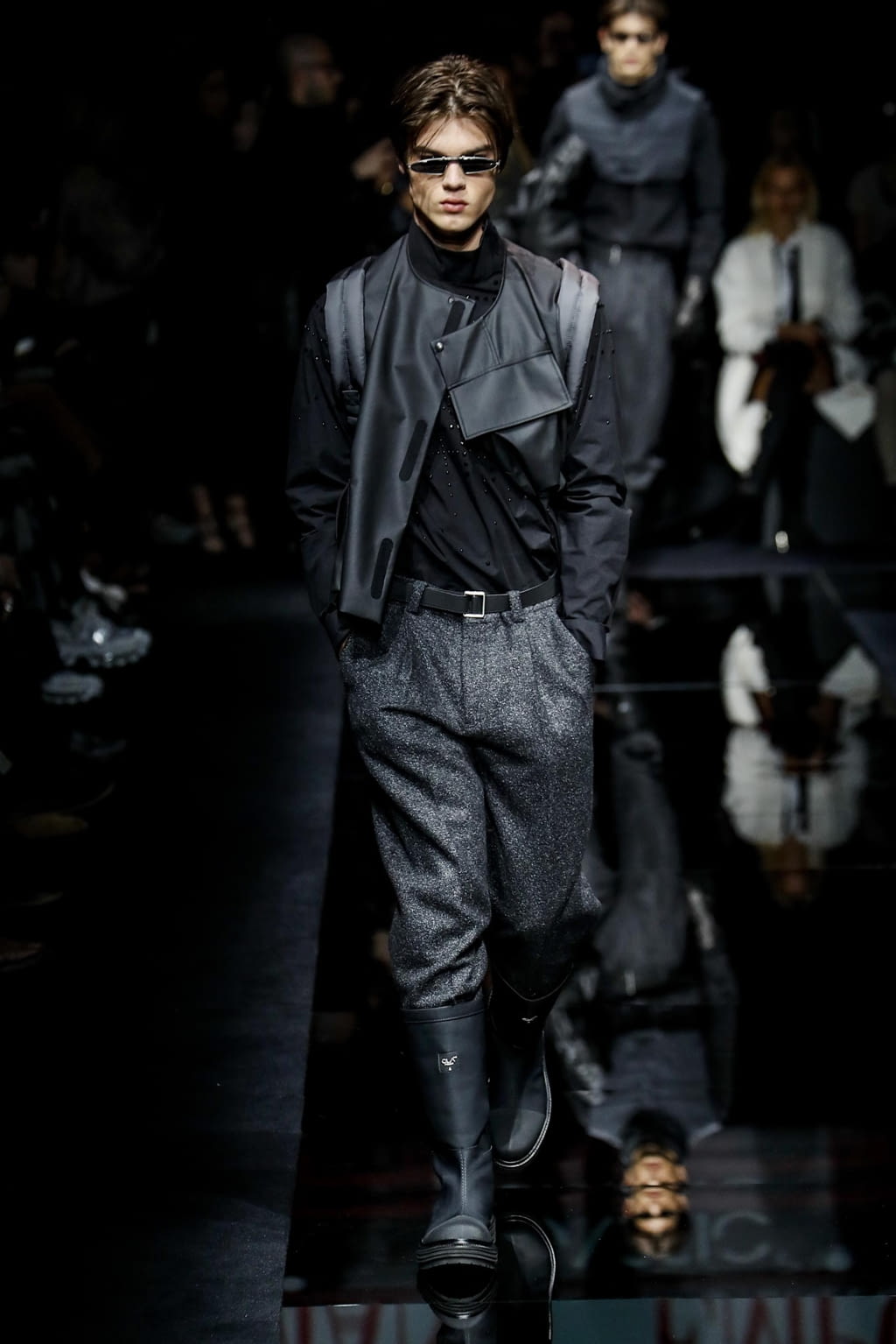 Fashion Week Milan Fall/Winter 2020 look 43 from the Emporio Armani collection 男装