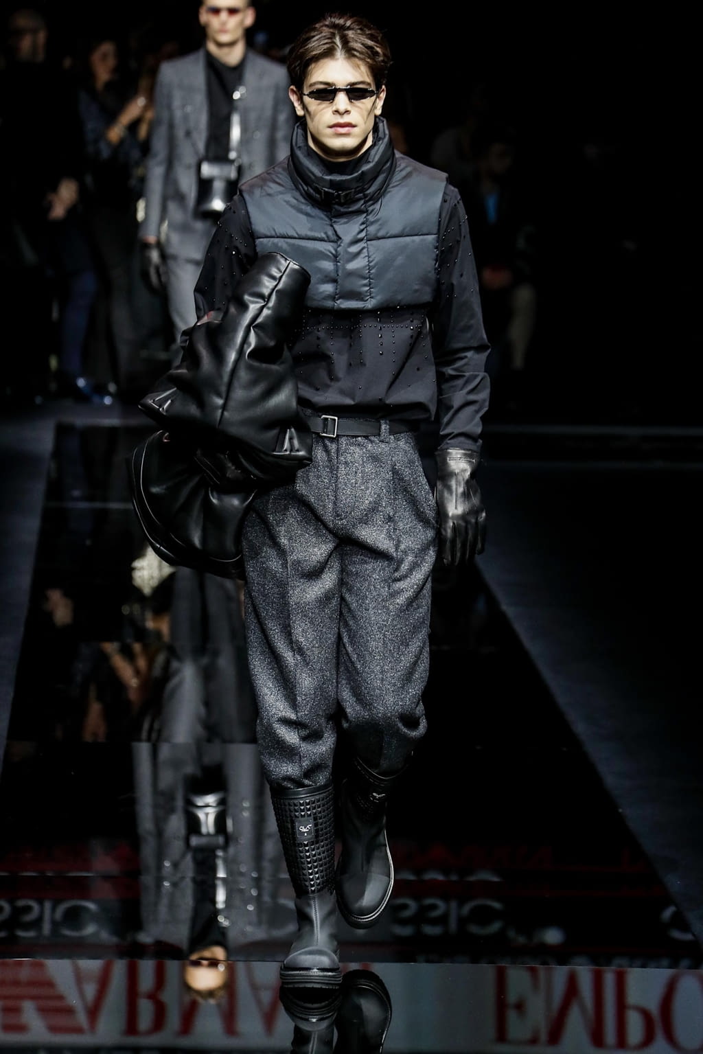Fashion Week Milan Fall/Winter 2020 look 44 from the Emporio Armani collection menswear