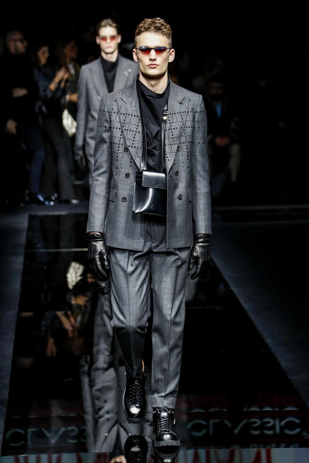 Fashion Week Milan Fall/Winter 2020 look 45 from the Emporio Armani collection menswear
