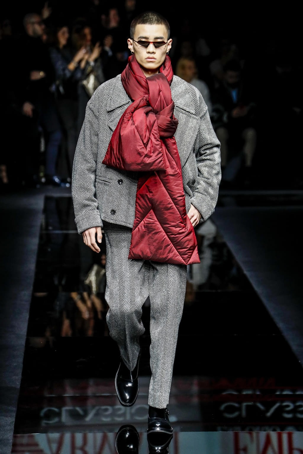 Fashion Week Milan Fall/Winter 2020 look 48 from the Emporio Armani collection menswear