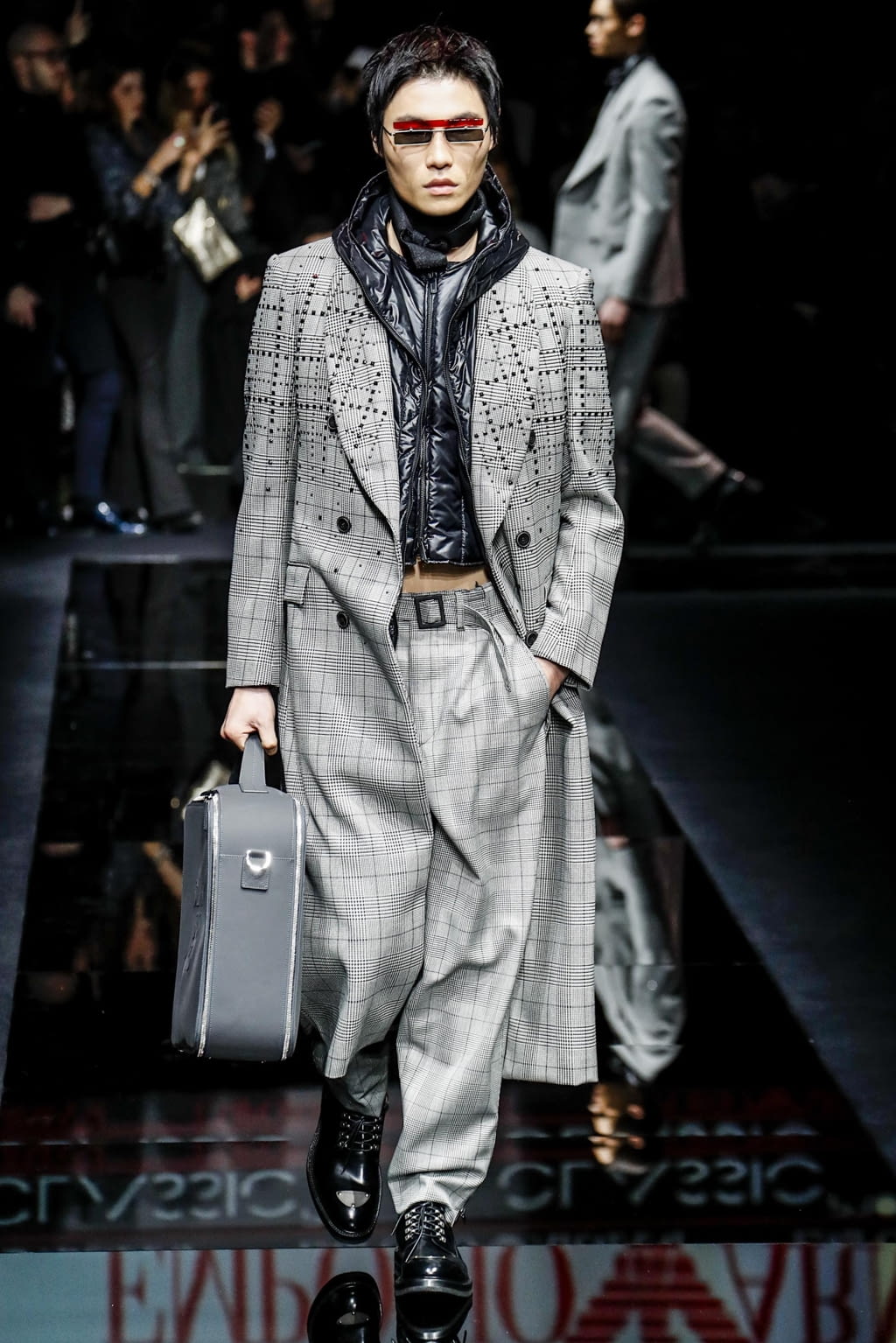 Fashion Week Milan Fall/Winter 2020 look 50 from the Emporio Armani collection menswear