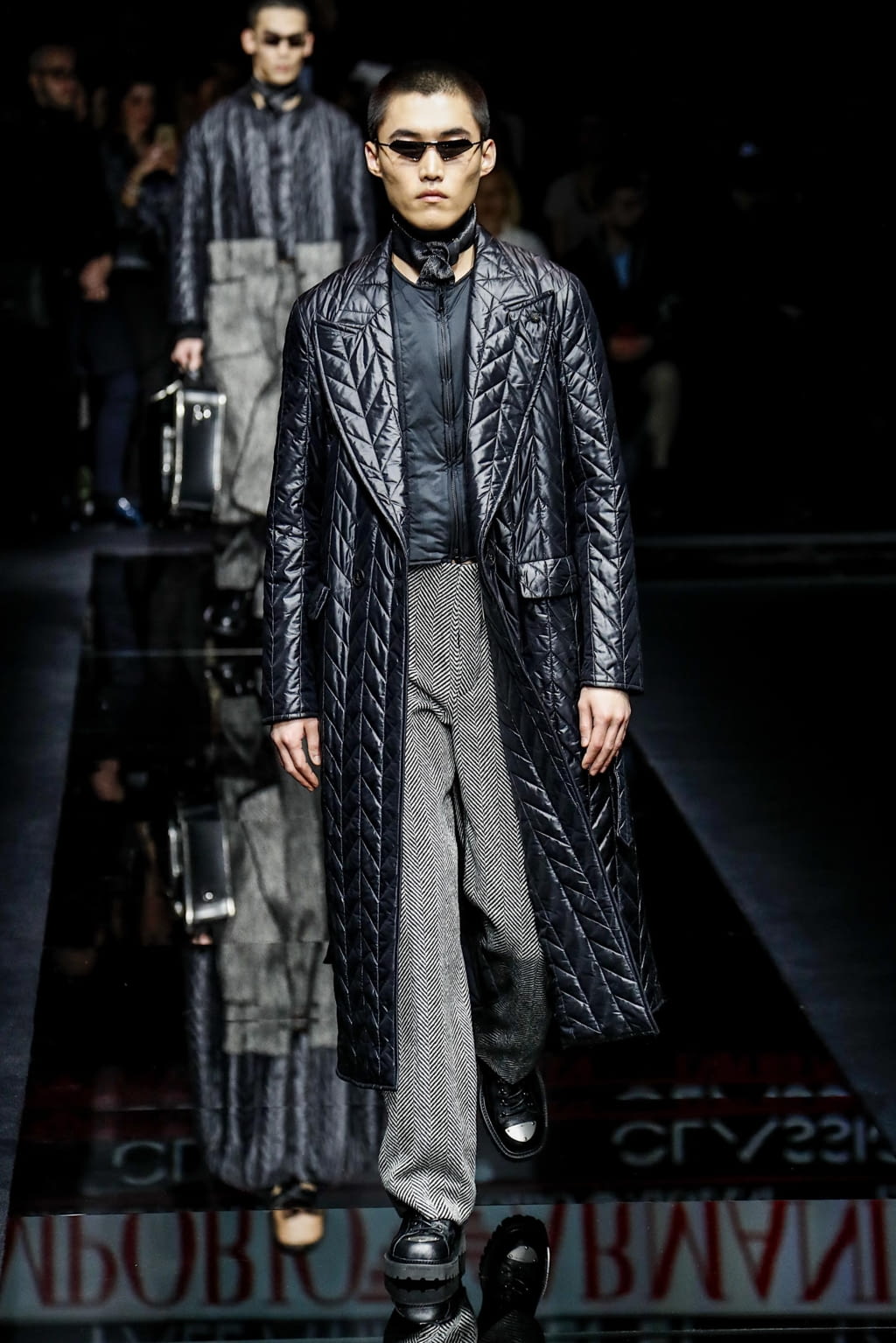 Fashion Week Milan Fall/Winter 2020 look 53 from the Emporio Armani collection menswear