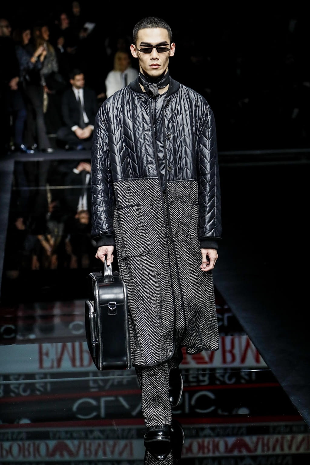 Fashion Week Milan Fall/Winter 2020 look 54 from the Emporio Armani collection 男装