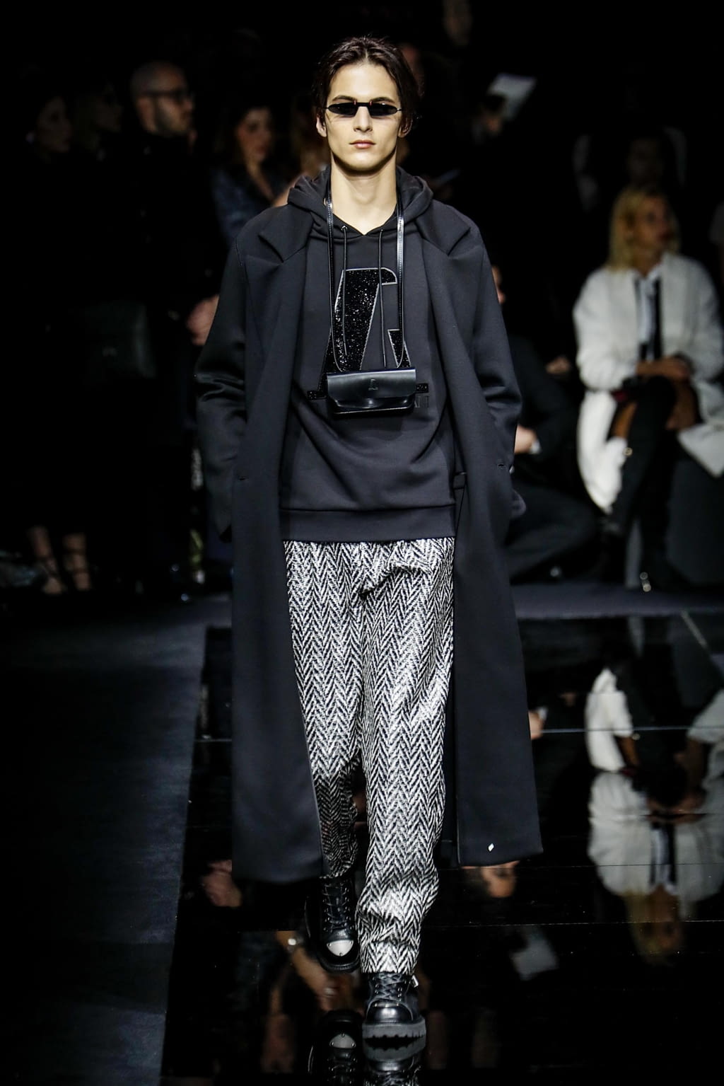 Fashion Week Milan Fall/Winter 2020 look 55 from the Emporio Armani collection menswear