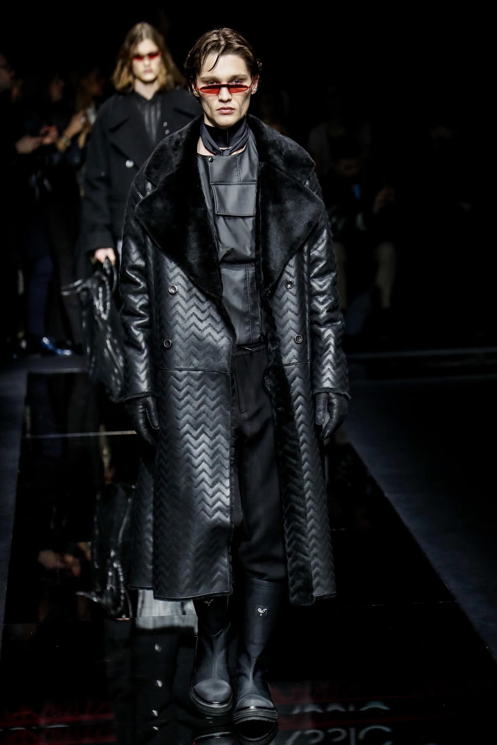 Fashion Week Milan Fall/Winter 2020 look 57 from the Emporio Armani collection menswear