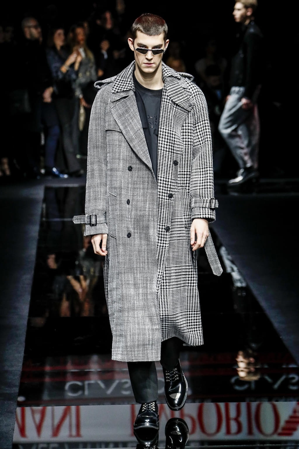 Fashion Week Milan Fall/Winter 2020 look 59 from the Emporio Armani collection 男装