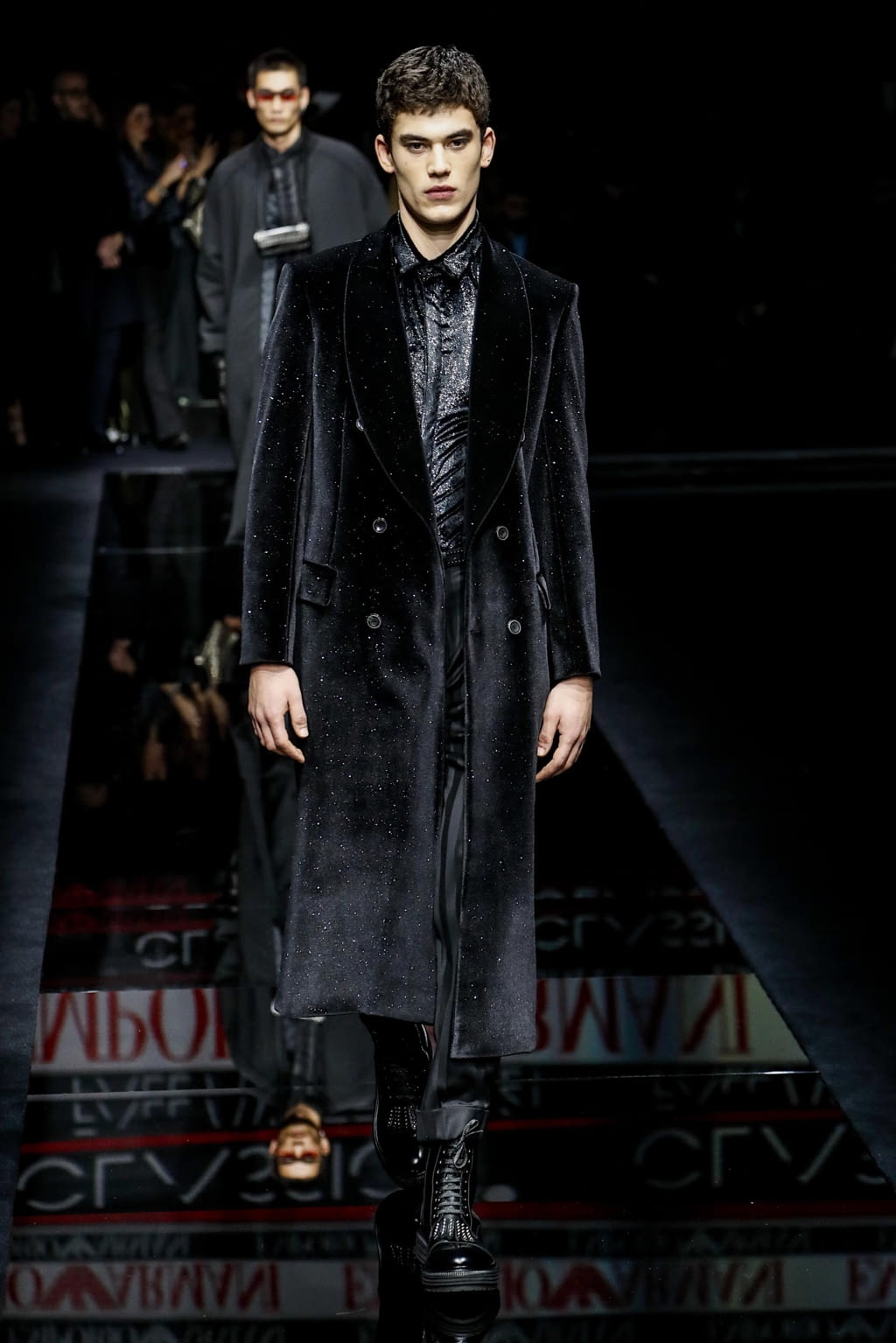Fashion Week Milan Fall/Winter 2020 look 61 from the Emporio Armani collection menswear