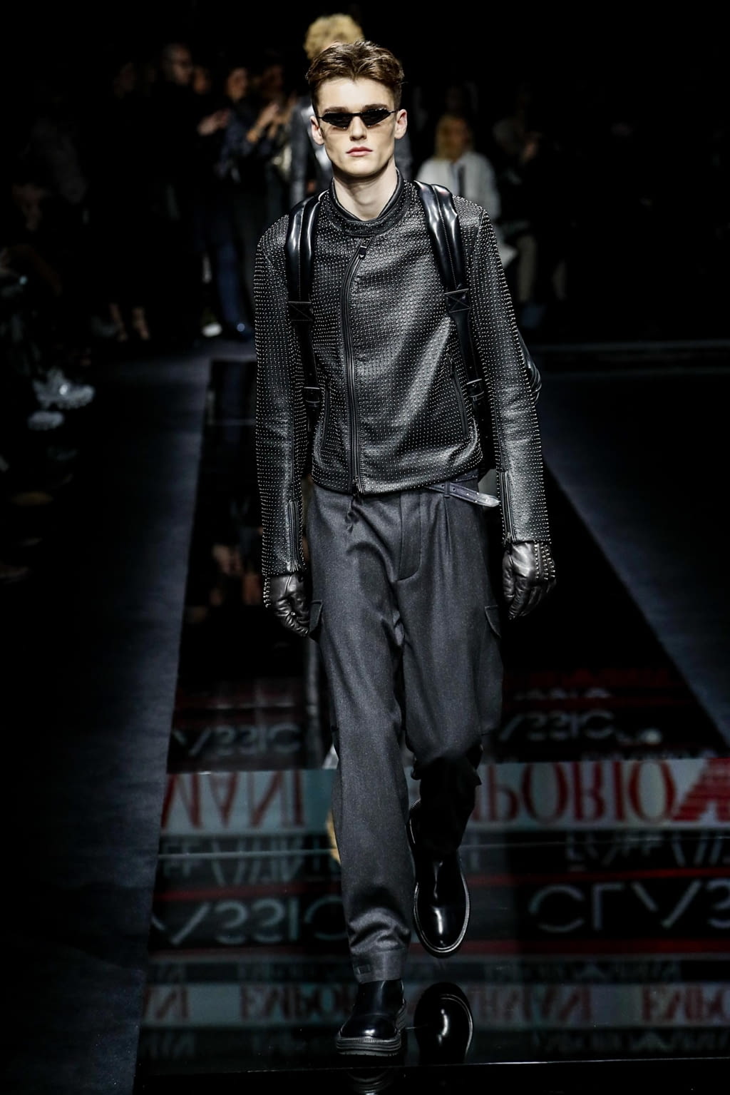 Fashion Week Milan Fall/Winter 2020 look 63 from the Emporio Armani collection 男装