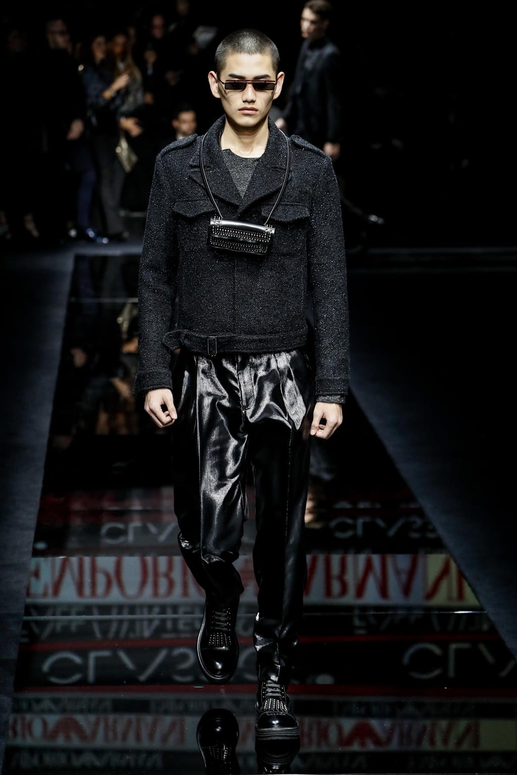 Fashion Week Milan Fall/Winter 2020 look 79 from the Emporio Armani collection menswear
