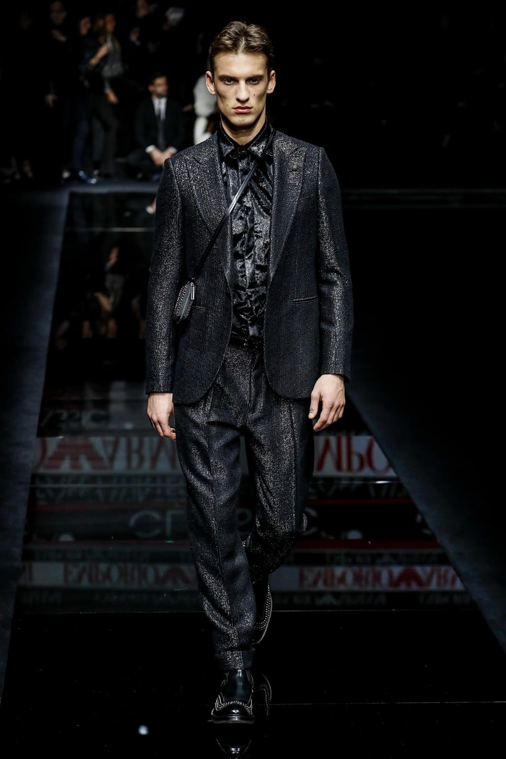 Fashion Week Milan Fall/Winter 2020 look 85 from the Emporio Armani collection menswear