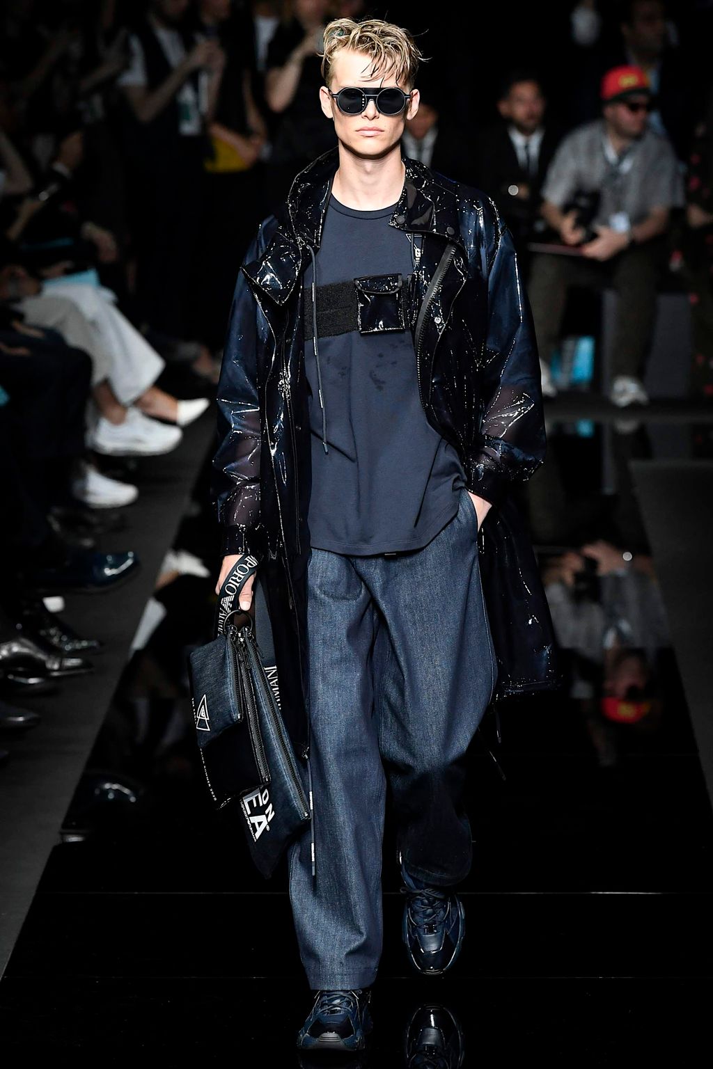 Fashion Week Milan Spring/Summer 2020 look 1 from the Emporio Armani collection menswear