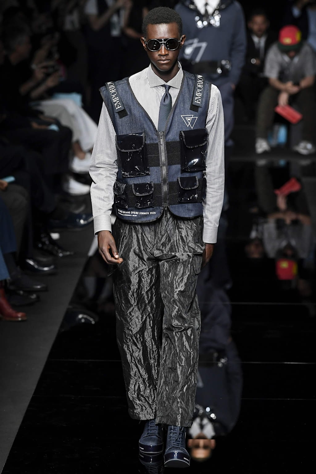Fashion Week Milan Spring/Summer 2020 look 9 from the Emporio Armani collection 男装