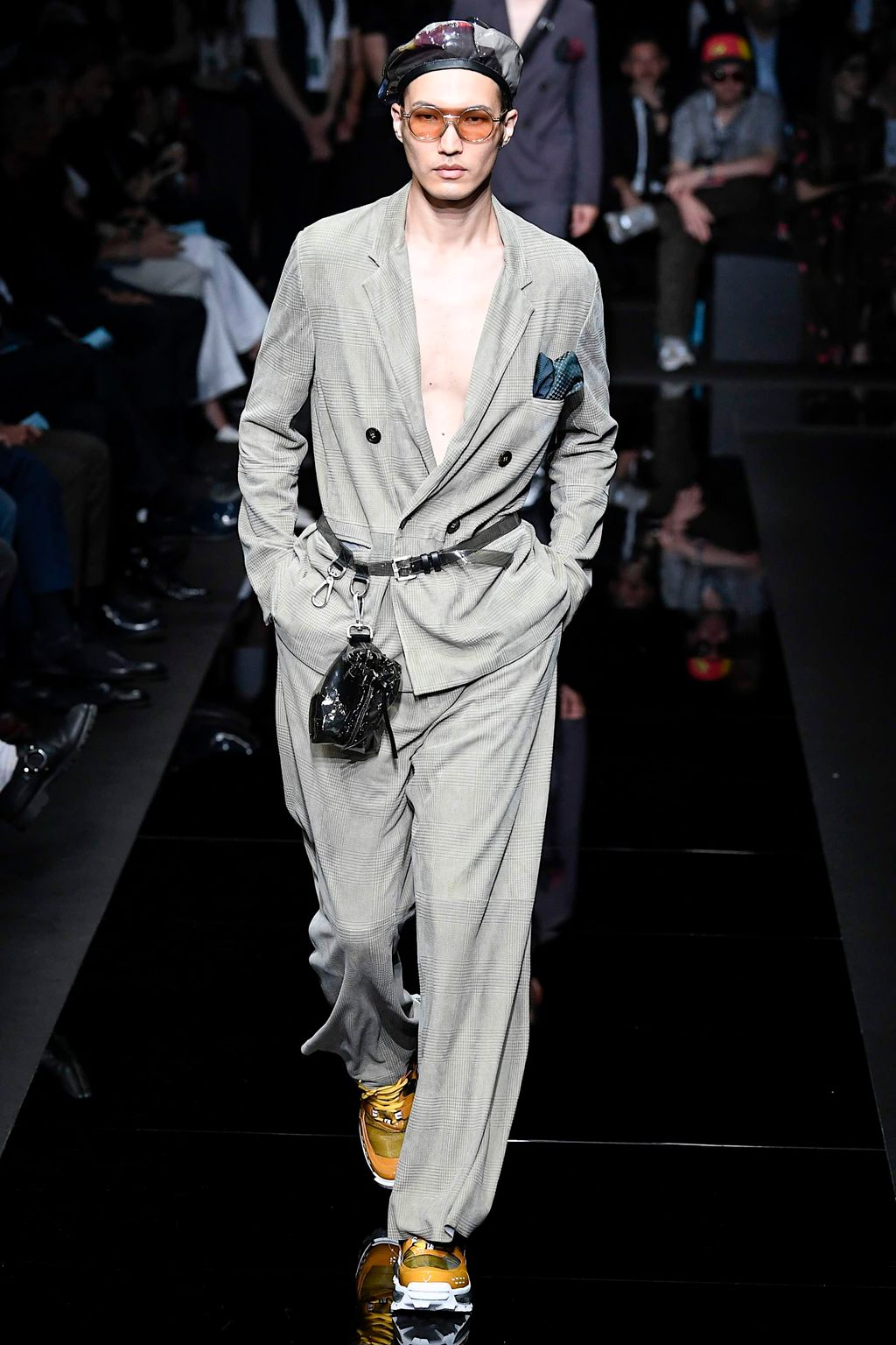 Fashion Week Milan Spring/Summer 2020 look 54 from the Emporio Armani collection 男装
