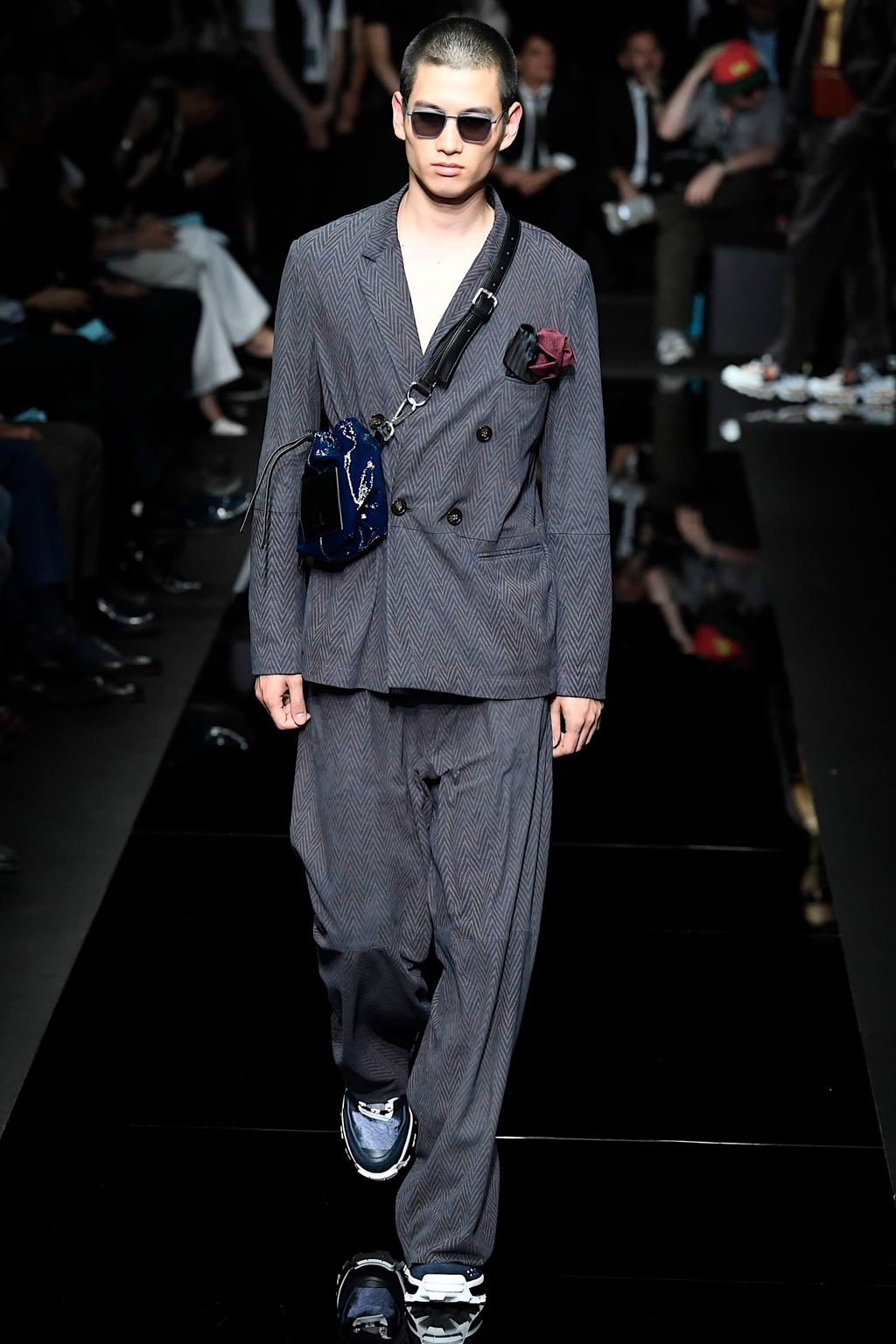 Fashion Week Milan Spring/Summer 2020 look 55 from the Emporio Armani collection menswear