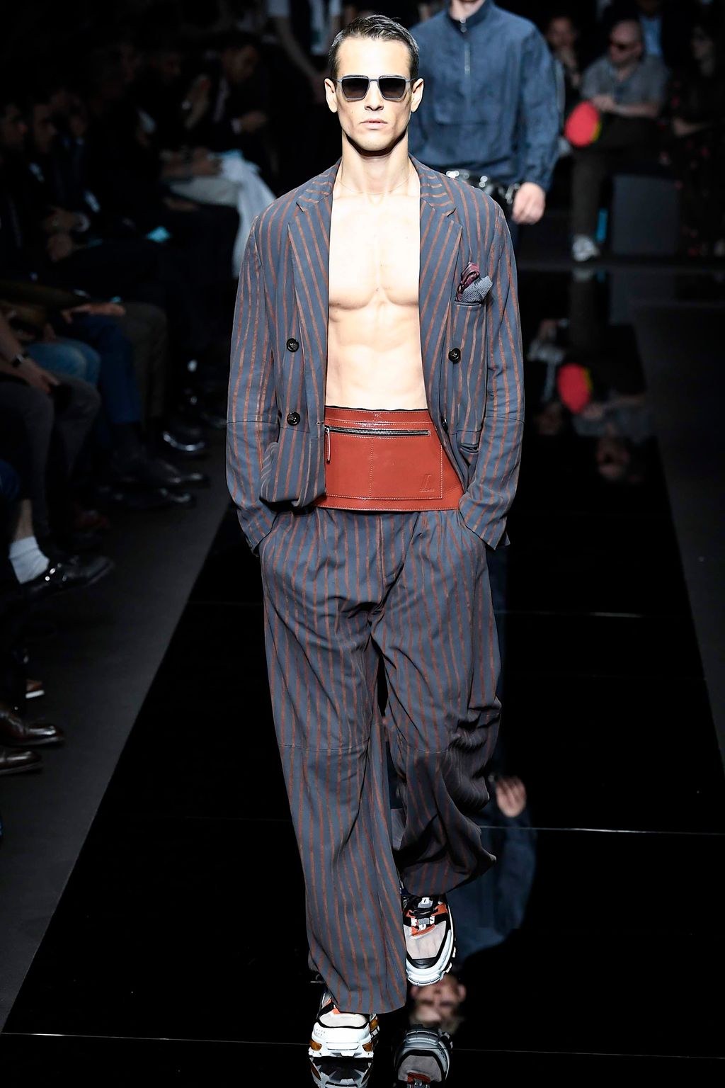 Fashion Week Milan Spring/Summer 2020 look 56 from the Emporio Armani collection 男装