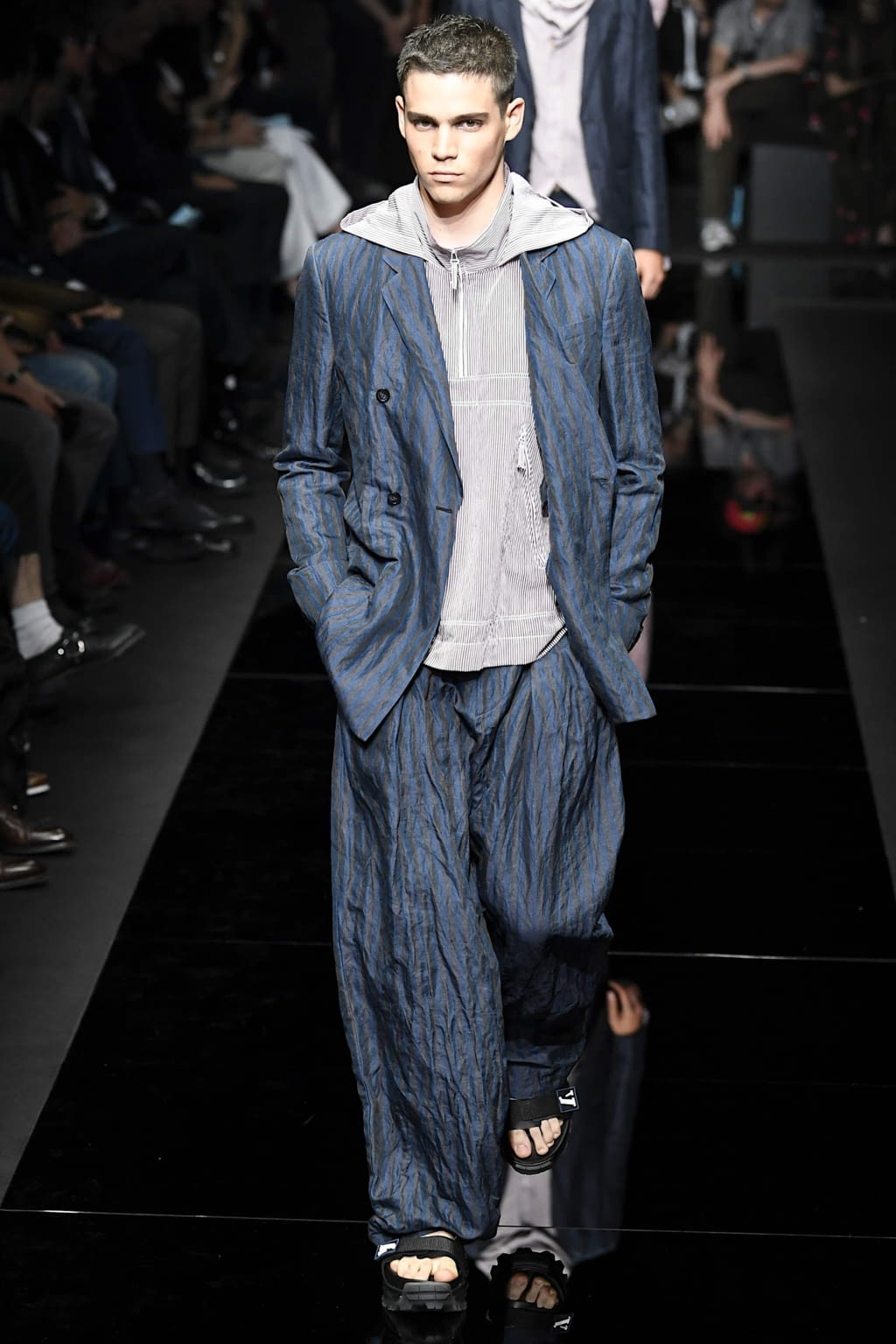 Fashion Week Milan Spring/Summer 2020 look 58 from the Emporio Armani collection menswear