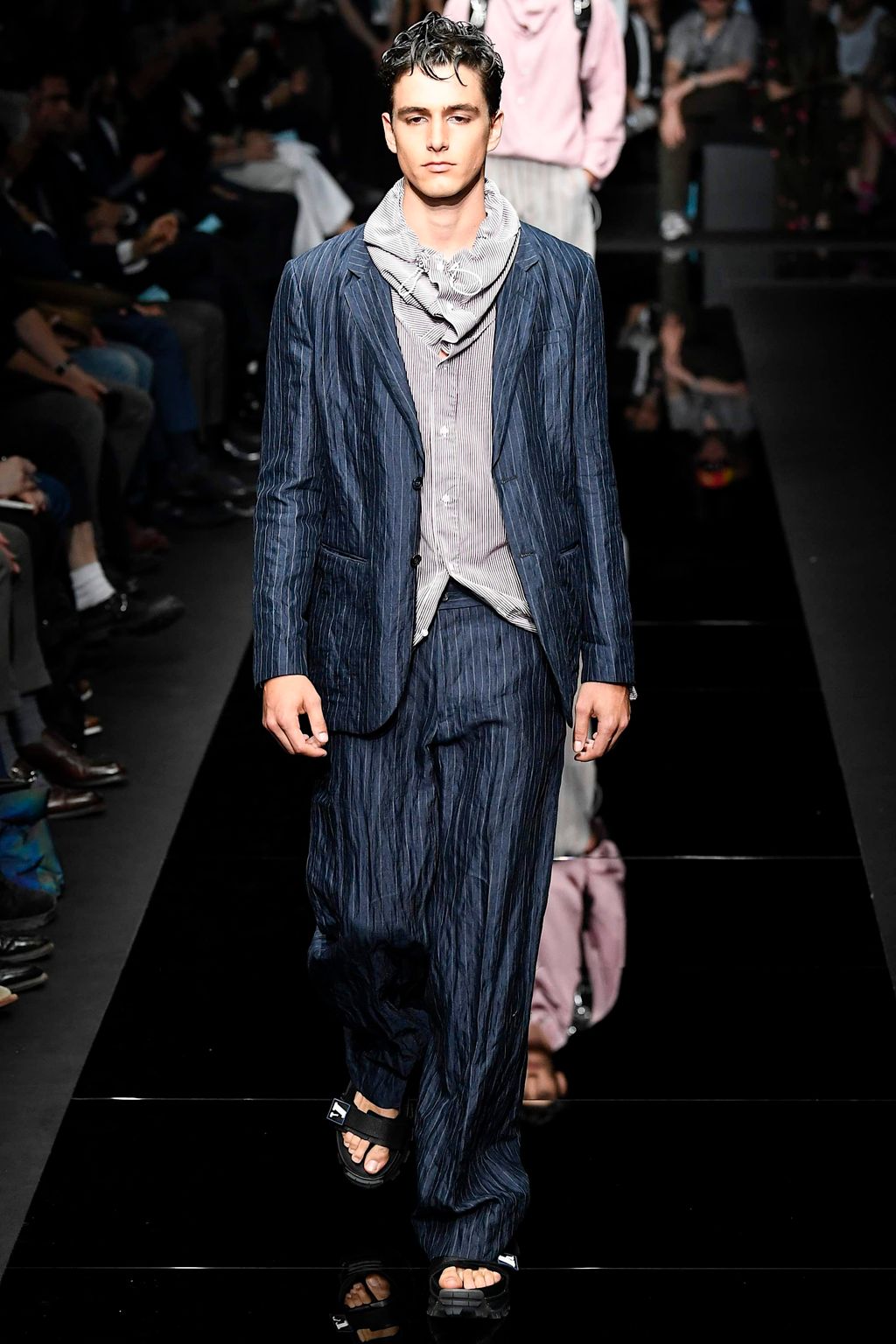 Fashion Week Milan Spring/Summer 2020 look 59 from the Emporio Armani collection 男装