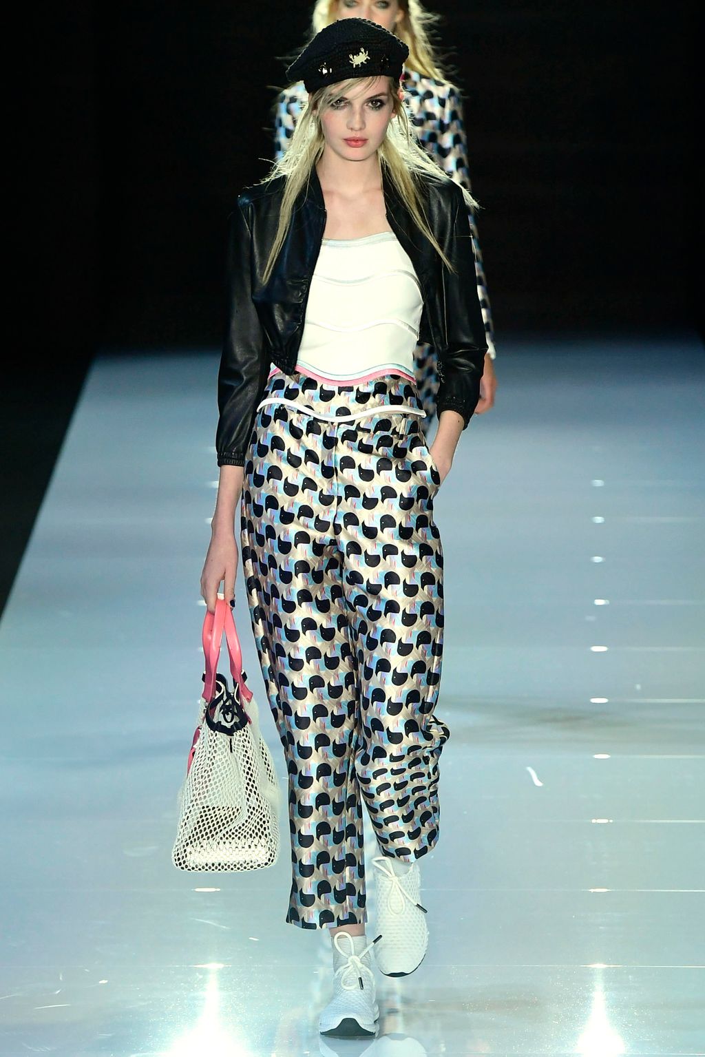 Fashion Week London Spring/Summer 2018 look 48 from the Emporio Armani collection womenswear