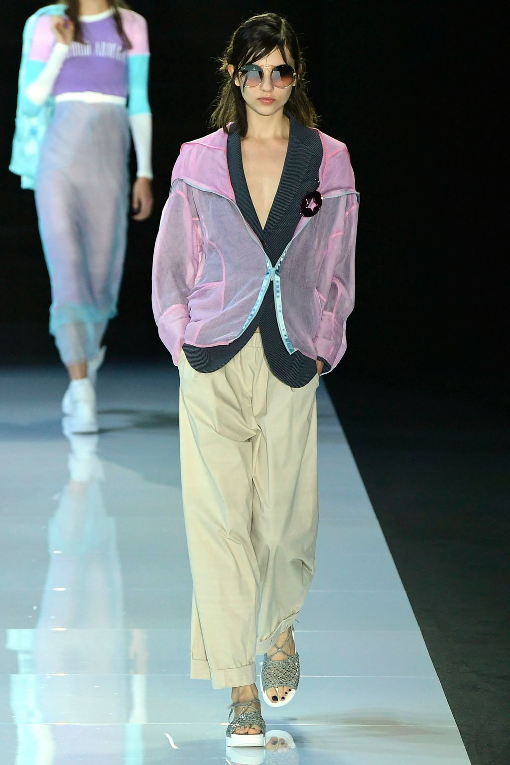 Fashion Week London Spring/Summer 2018 look 61 de la collection Emporio Armani womenswear