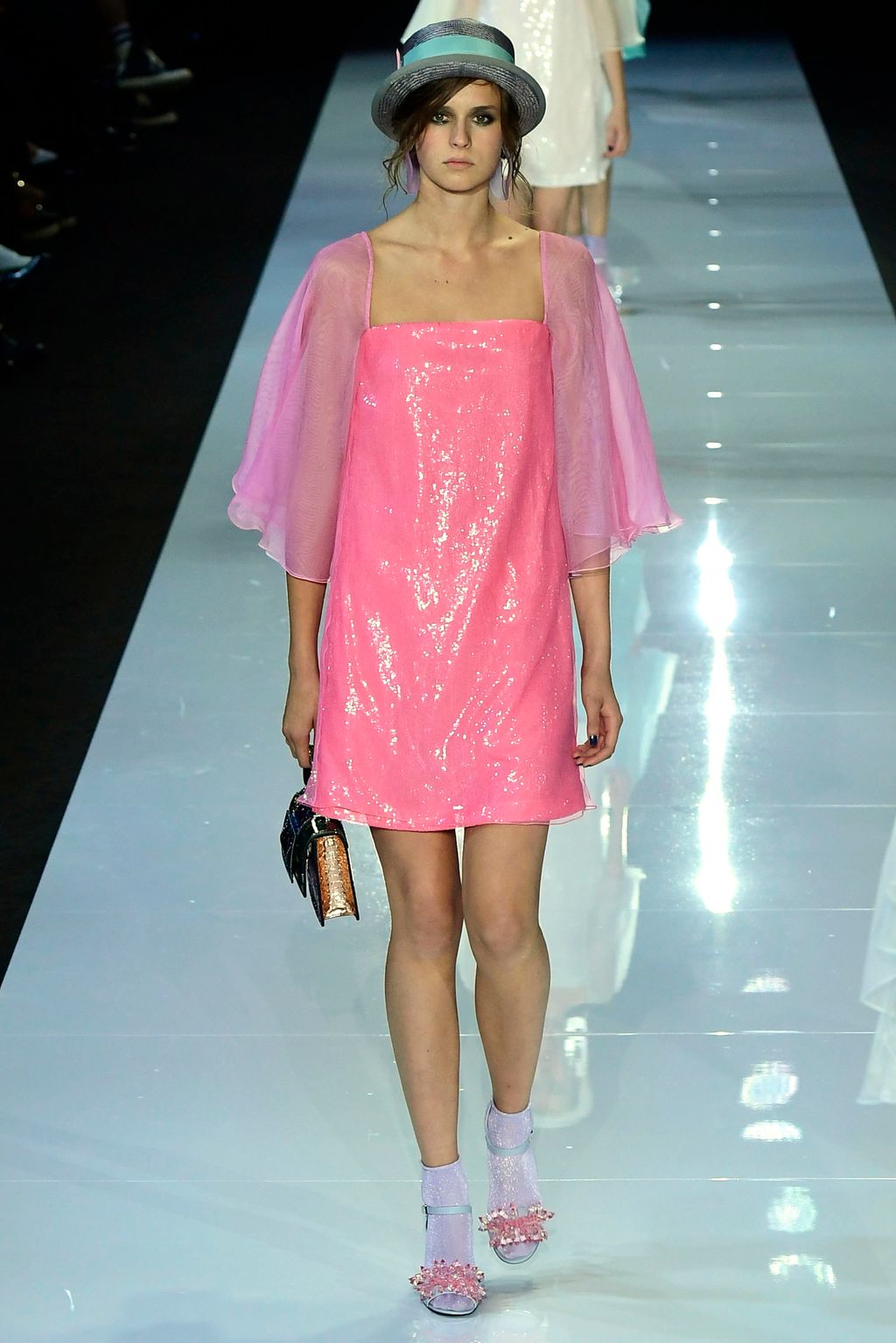 Fashion Week London Spring/Summer 2018 look 108 from the Emporio Armani collection womenswear