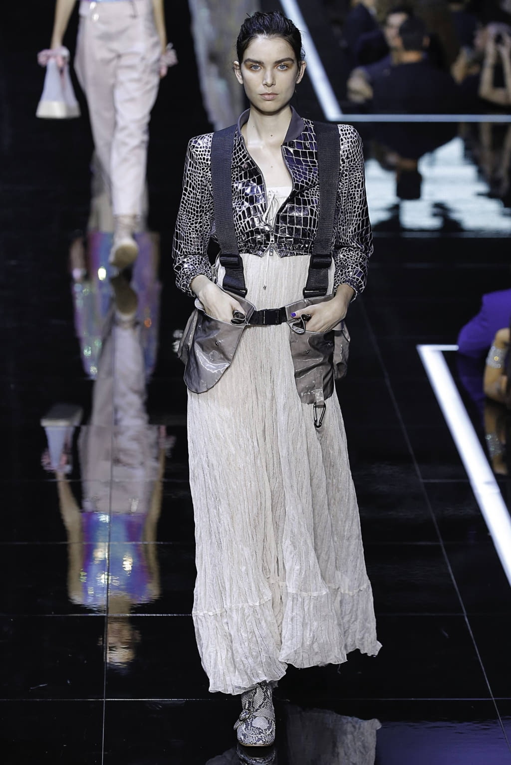 Fashion Week Milan Spring/Summer 2019 look 44 from the Emporio Armani collection womenswear
