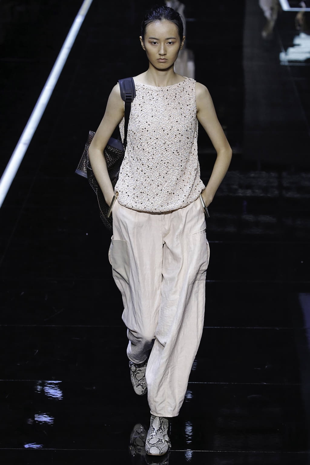 Fashion Week Milan Spring/Summer 2019 look 49 from the Emporio Armani collection womenswear
