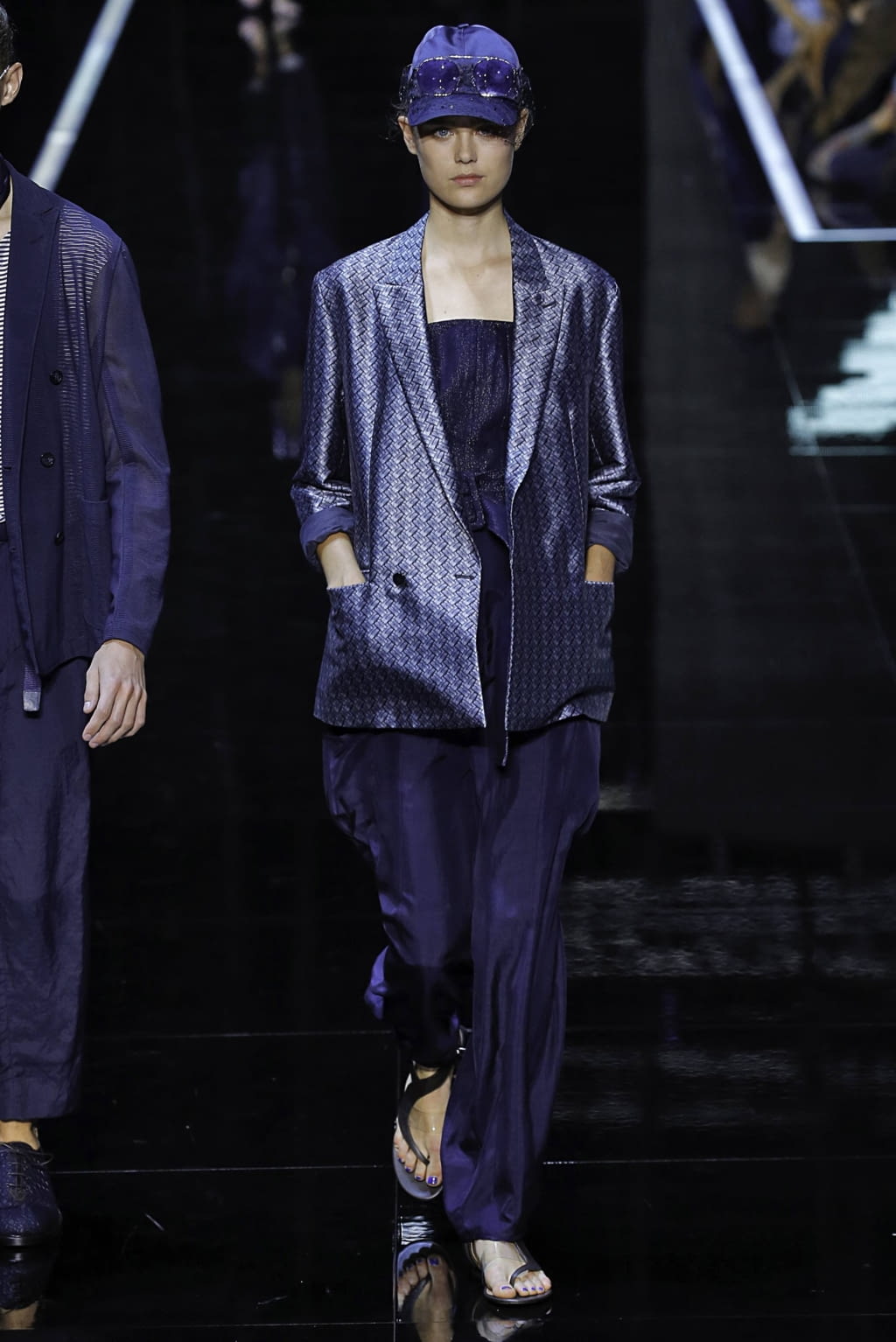 Fashion Week Milan Spring/Summer 2019 look 98 from the Emporio Armani collection womenswear