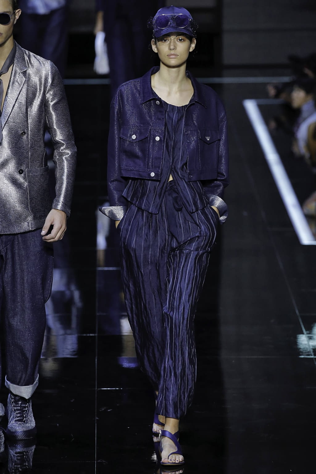 Fashion Week Milan Spring/Summer 2019 look 104 from the Emporio Armani collection womenswear