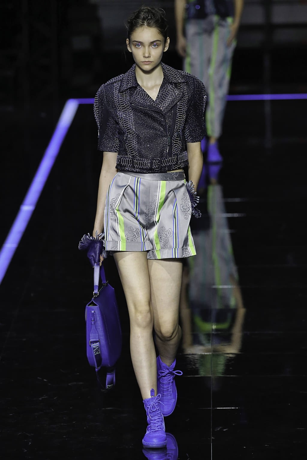 Fashion Week Milan Spring/Summer 2019 look 134 from the Emporio Armani collection womenswear