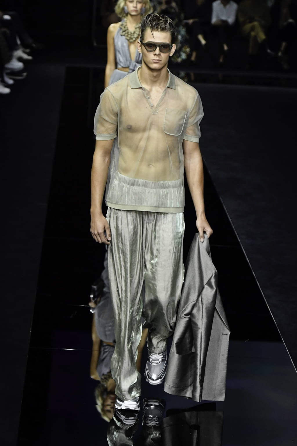 Fashion Week Milan Spring/Summer 2020 look 50 from the Emporio Armani collection womenswear