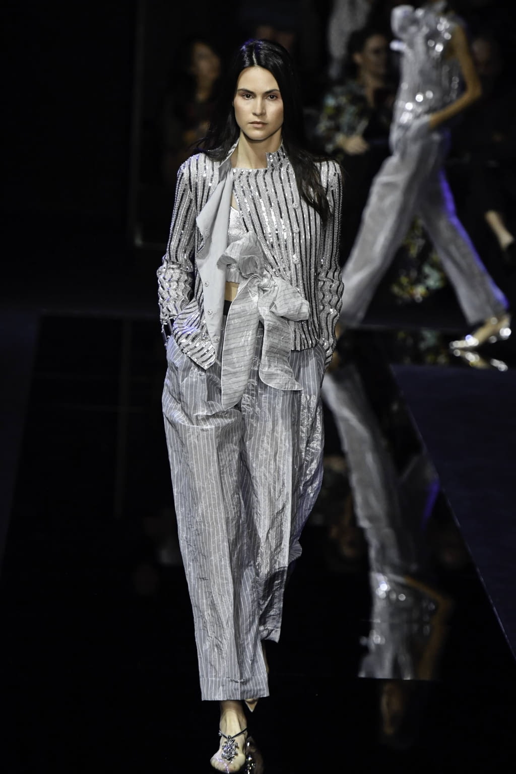 Fashion Week Milan Spring/Summer 2020 look 64 from the Emporio Armani collection womenswear