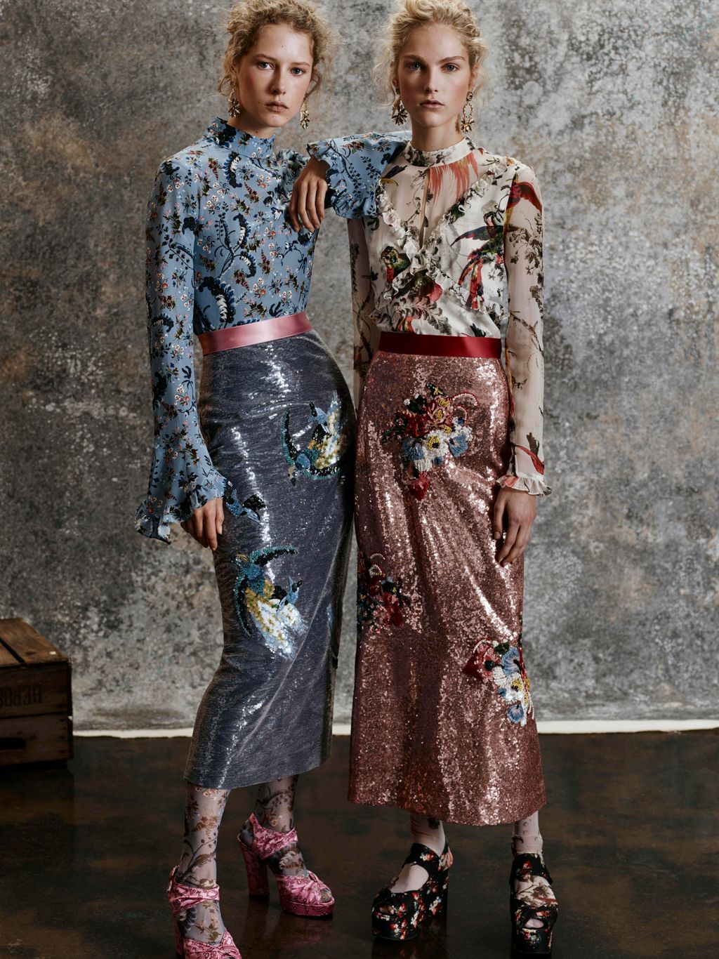Fashion Week London Pre-Fall 2017 look 1 from the Erdem collection womenswear