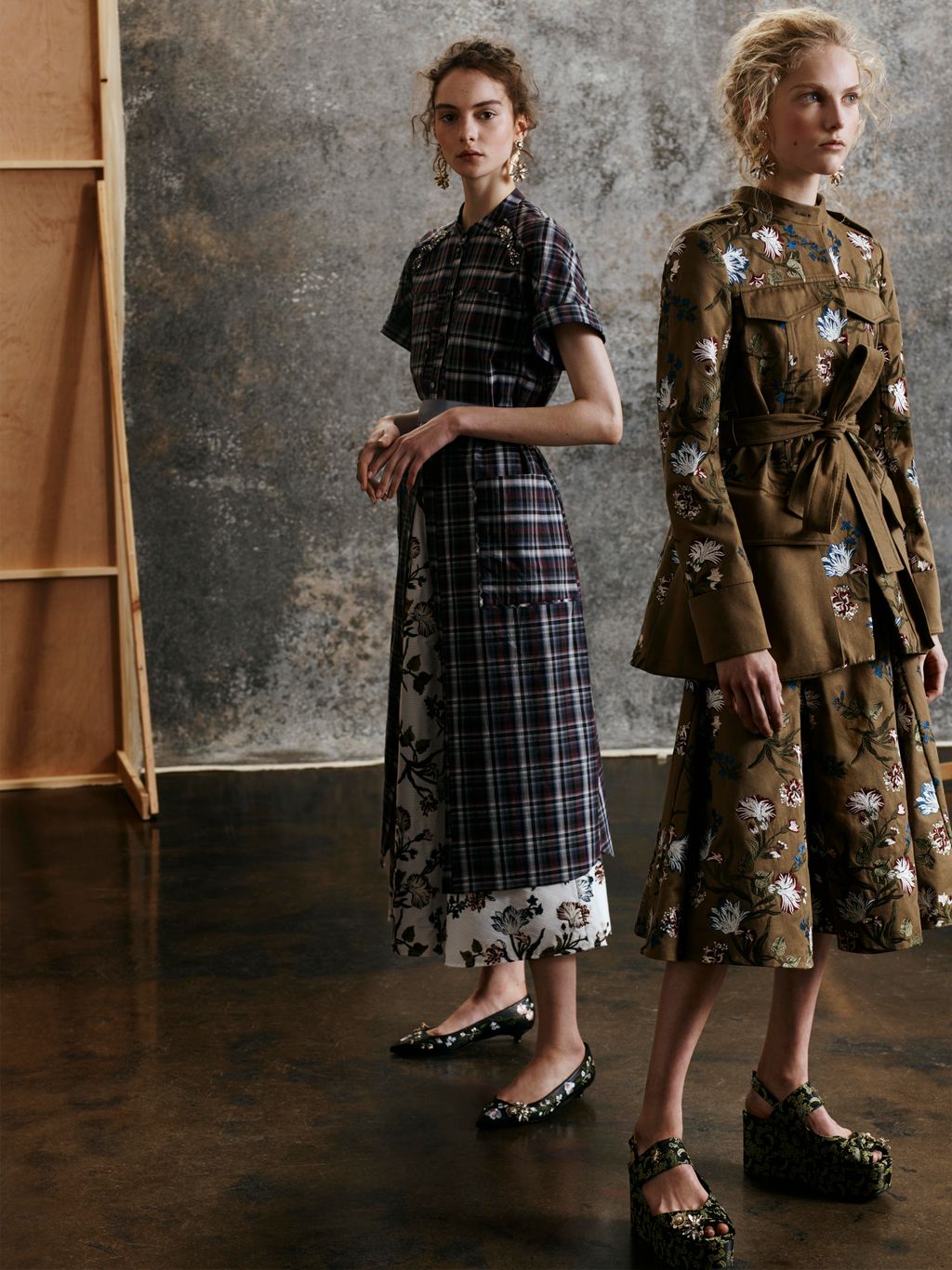 Fashion Week London Pre-Fall 2017 look 14 from the Erdem collection 女装