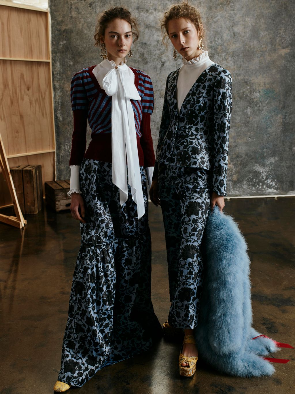 Fashion Week London Pre-Fall 2017 look 7 from the Erdem collection womenswear