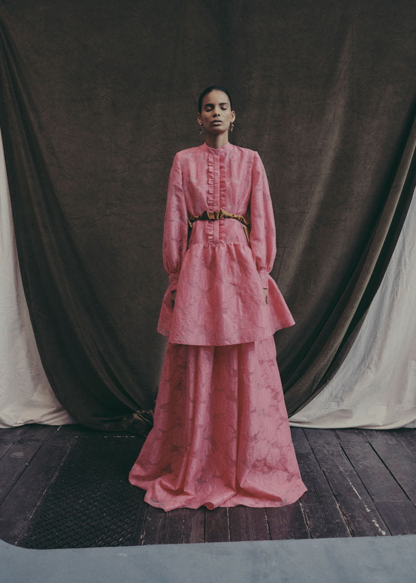 Fashion Week London Pre-Fall 2019 look 28 from the Erdem collection womenswear
