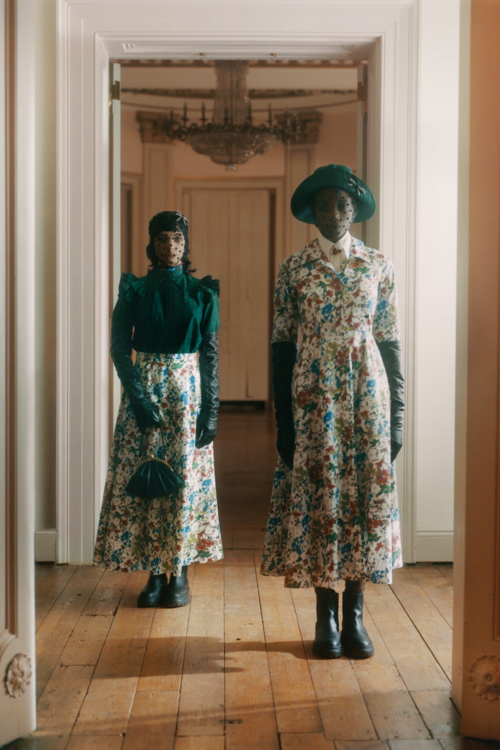 Fashion Week London Pre-Fall 2021 look 28 from the Erdem collection womenswear