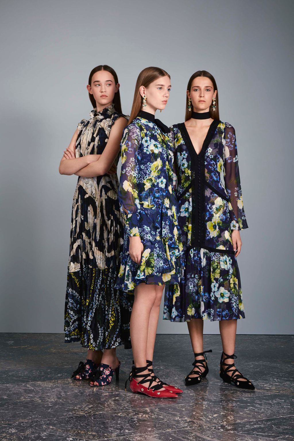 Fashion Week London Resort 2017 look 14 from the Erdem collection 女装